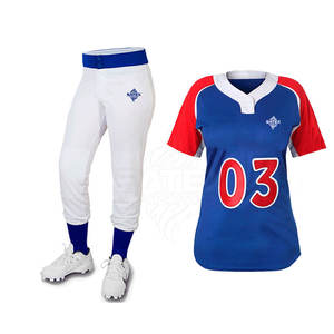 Uniformes de softball respirants de haute qualité, design original, bon marché, 100% polyester, personnalisables, service OEM, vente en gros, sublimation - Product Image 5