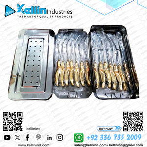 Front Lift Dissector Set 14 pièces manuel de qualité fine chirurgie générale utilisation fournie avec plateau sérialisable emballage en acier - Product Image 5