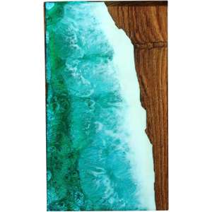 Usine en gros bois résine boîte à bagues bijoux stockage cercueil résine époxy et boîte en bois de l'exportateur indien et fabricant - Product Image 1