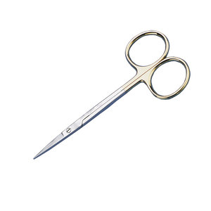 Ciseaux chirurgicaux à iris en acier inoxydable Ciseaux de chirurgie dentaire à pointe droite et incurvée 10cm Instruments médicaux - Product Image 6