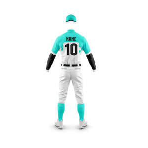 Vente en gros de maillots de baseball avec logo d'équipe personnalisé nouveau design vêtements de sport respirants ensembles d'uniformes de baseball à broderie et sublimation - Product Image 3