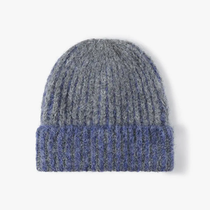 หมวกบีนนี่พับได้ลายกะโหลกถักอบอุ่นทันสมัยสำหรับเด็กผู้หญิง - Product Image 6