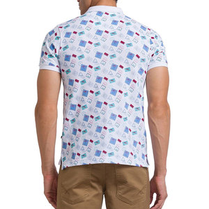 Team Builder Custom Digital Printed <b>Patchwork</b> Pattern Oxford Fabric 100% Cotton Short Sleeve for <b>Shirt</b> for Men Casual - Product Image 5