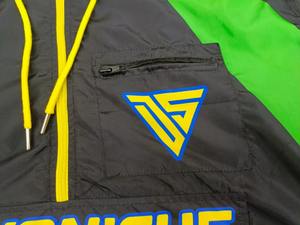 Vêtements de sport Survêtement en nylon personnalisé Coupe-vent Sweat à capuche zippé et short Ensemble survêtement coupe-vent - Product Image 6