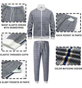 Trajes de chándal para hombre de bajo precio Venta superior Su propio logotipo El mejor fabricante hecho especial para chándal para hombre - Product Image 4