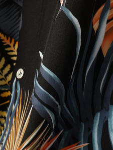 เสื้อวันหยุดคอปกมีกระดุมสำหรับผู้ชายผ้าคอตตอน100% เสื้อถักแบบเร็วเสื้อปาร์ตี้ริมชายหาดบริการ OEM ใหม่ - Product Image 4