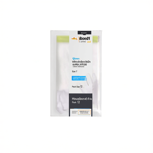 Guantes Talla 7 Blancos, Equipo de Protección Personal (EPP) para el Hogar, Categoría I, NITRAS, Paquete de 12 - Product Image 3