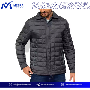 Uniforme de chaqueta acolchada personalizada para hombre con logotipo bordado, ropa de abrigo de invierno impermeable a prueba de viento para clubes de equipos y ropa de trabajo de empresa - Product Image 2