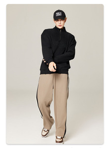 Customize Winter <b>Hoodies</b> OEM High Quality <b>Oversized</b> Cotton <b>Fleece</b> Breathable Quick Dry Pocket Casual for <b>Men</b> - Product Image 3