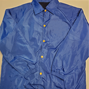 Veste coupe-vent pour l'école et le collège, coupe-vent avec boutons-pression sur le devant et poignets élastiques pour un style de tous les jours - Product Image 1