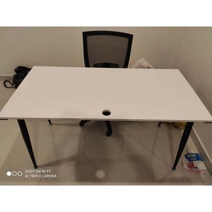 Minimilist Design <b>Computer</b> <b>Table</b> with Assembled Iron Legs <b>for</b> Bedroom & Study Office Furniture HBCO004 120x70cm - Product Image 6