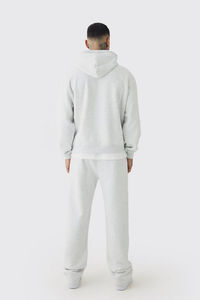 Sudaderas con capucha de algodón 100% para hombre con logotipo personalizado Entrenamiento deportivo transpirable Ropa para correr Bajo MOQ Invierno Teñido liso - Product Image 2