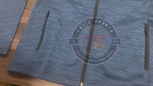 เสื้อฮู้ดดี้ผู้ชายคุณภาพสูง แบบซิป สีพื้น ผ้าฟลีซ ระบายอากาศได้ดี ขายดี - Product Image 6