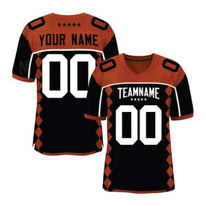 Camiseta de fútbol americano personalizada al por mayor camiseta de fútbol sublimada cosida camiseta de rugby de alta calidad para hombres/jóvenes - Product Image 3