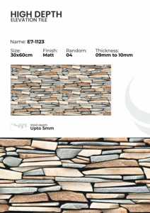 Azulejos de Porcelana para Fachadas de Edificios, 300x600 mm - Product Image 5