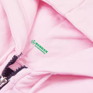 Nuevo último diseño 100% algodón poliéster College Varsity cremallera impresa Sudadera con capucha sudaderas con puntos y pequeñas estrellas Sudadera con capucha - Product Image 3