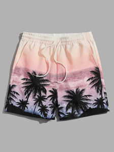 Pantalones cortos personalizables de algodón 100% de alta calidad para hombre - Product Image 3