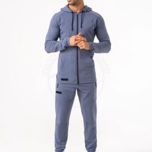 Venta al por mayor de calidad de los hombres 100% algodón polar con capucha logotipo personalizado PULLOVER francés Terry de gran tamaño de invierno bolsillo con capucha sólido - Product Image 3