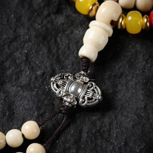 Tasbih Mala de Hueso Premium, Hecho a Mano, Moderno, Cuentas de Oración Islámicas, Unisex, para Adoración, Meditación, Devoción Diaria, Regalo - Product Image 4