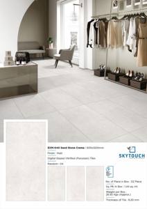 Mejor mayorista Piso y pared Interior Blanco con diferentes colores Porcelana Sala de estar Baldosa 600x600 Baldosas interiores - Product Image 5