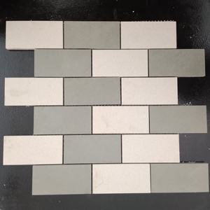 Bold Blend Tiles 98mm Rectabricks 2x4 Fullbody Porcelain Ceramic <b>Mosaic</b> for Hotels & Restaurants Dining area walls Reception - Product Image 1