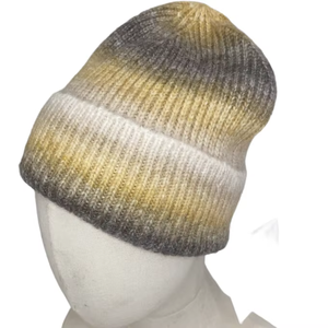 Nouveauté Bonnets en tricot chauds dégradés personnalisés de haute qualité Design de mode arc-en-ciel Chapeau d'hiver Jacquard pour temps froid - Product Image 5