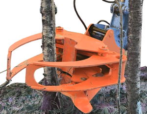 Cisaille à arbres WEMAX de haute qualité, <span class=keywords><strong>grappin</strong></span> mécanique pour bûches, coupe-hache hydraulique pour <span class=keywords><strong>mini</strong></span>-excavatrice, largeur de coupe 150-250 mm, S30/S40, 1100 kg - Product Image 2