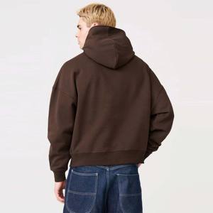 Sudadera con capucha de gran tamaño con cremallera completa: cálida y duradera, perfecta para capas durante el clima frío y ropa informal - Product Image 3
