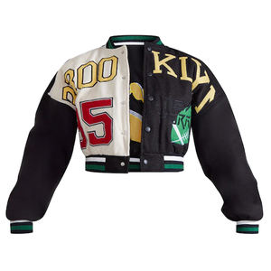 Personalizado de alta calidad de las mujeres de béisbol de la escuela Universidad chaqueta Letterman chaqueta de bombardero para los hombres chaquetas de las mujeres - Product Image 6