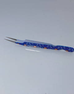 Vente chaude en gros pince à épiler d'extension de cils en acier inoxydable pince à épiler personnalisée cils de marque privée pince à épiler à pointe de fibre - Product Image 2