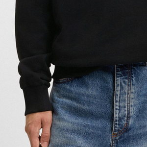 Logo personnalisé pour les acheteurs en gros, prix avantageux, sweat-shirt décontracté pour hommes, design uni, service OEM, design à manches longues - Product Image 3