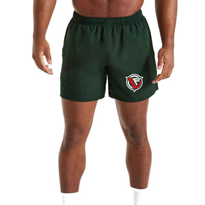 กางเกงขาสั้นเล่นกีฬาสำหรับผู้ชายผ้าฝ้ายผสมโพลีเอสเตอร์ผสมกับกระเป๋าทรงหลวม - Product Image 5