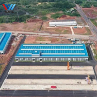 Edificio de Estructura de Acero Desmontable de Alta Calidad 40x50, Económico, Diseño Chino para Uso como Almacén, con Garantía