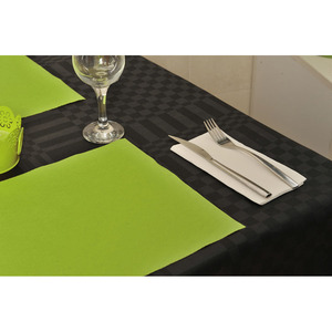 Nappe de table en papier professionnelle jaune 30x40cm 40gsm, 1000 pièces, B2B - Product Image 5
