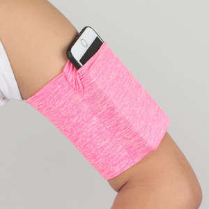 Brassard de sport élastique personnalisé pour téléphone, respirant, unisexe, en polyester/coton, protection UV, pour fitness et course à pied - Product Image 2