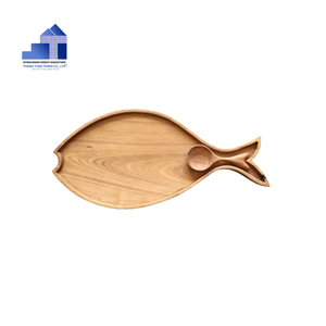 Best-seller Plateau de service en bois dur de qualité supérieure Plateau de service en bois Ustensiles de cuisine en gros pour la décoration Fabriqué au Vietnam - Product Image 5