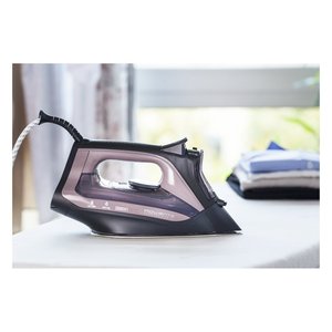 เตารีดไอน้ำแบบเร่งด่วน 2600W สีดำและชมพู รุ่น DW4345 เตารีดไฟฟ้า - Product Image 5