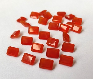 คาร์เนเลียนสีส้มธรรมชาติทรงแปดเหลี่ยม9X11มม. ตัดเหลี่ยมเพชรพลอย-ส้มคาร์เนเลียนที่มีคุณภาพสูง - Product Image 3