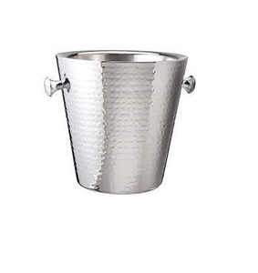 Seau à glace en acier inoxydable refroidisseur seau à vin de glace portable seau à champagne en métal - Product Image 6