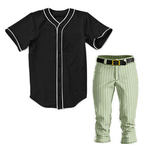 Ensemble d'uniformes de baseball personnalisés, maillot de baseball d'équipe, pantalon, vêtements de sport professionnels - Product Image 4