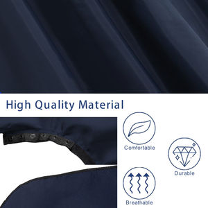 Venta al por mayor poliéster profesional nuevo estilo PVC logotipo personalizado peluquería capa impermeable peluquero capas 5A - Product Image 4