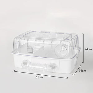 Jaula Grande de Plástico Transparente de Lujo para Hámster con Bandeja de Plástico - Product Image 2
