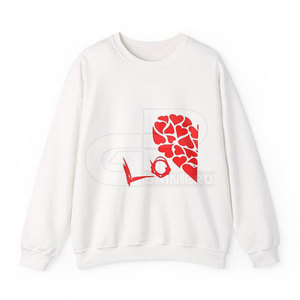 Sweat-shirts romantiques Streetwear ambiance Saint-Valentin : design moderne, coupe confortable pour l'hiver, idéal pour offrir et un style décontracté. - Product Image 4