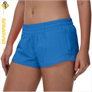 Short de course à séchage rapide pour femme Léger respirant Taille haute Short d'entraînement pour femme Tendance UE/États-Unis Prêt à expédier - Product Image 4