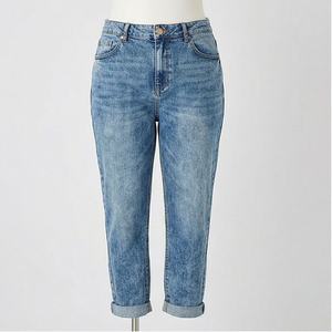 Pantalones Vaqueros Sexys para Mujer, Cintura Alta, Ajustados, Transpirables, de Lujo, a la Moda, Tallas Grandes - Product Image 1