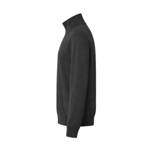 Suéter de Cuello Alto con Cierre para Hombre, Ropa de Punto de Invierno, 100% Algodón, Antiarrugas, Antiencogimiento, Transpirable - Product Image 5