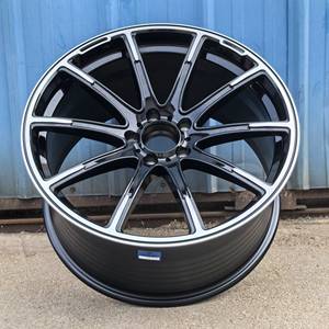 Rueda de Aluminio Fundido con Acabado Negro Brillante, 5 Orificios, 5x112 5x130, 19-22 Pulgadas, Multirradio, Nueva para Automóvil de Pasajeros - Product Image 5
