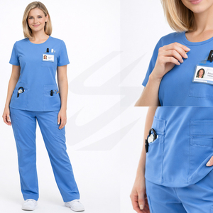 Conjunto de Uniformes Médicos para Mujer, Uniforme de Enfermera, Fabricante al por Mayor OEM - Product Image 6