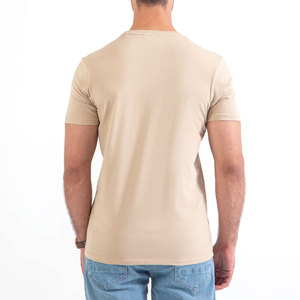 <b>Men's</b> 100% Cotton <b>Satin</b> T-<b>shirt</b> High Quality Fitness Casual Wear Soft Embroidered Design New Collection - Product Image 4