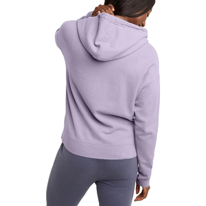 Top qualité tendance régulier 100% coton personnalisé femmes grande taille polaire sweats à capuche pour les femmes - Product Image 2